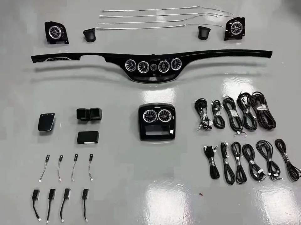 Mercedes-Benz S-Class ambient lighting installation result