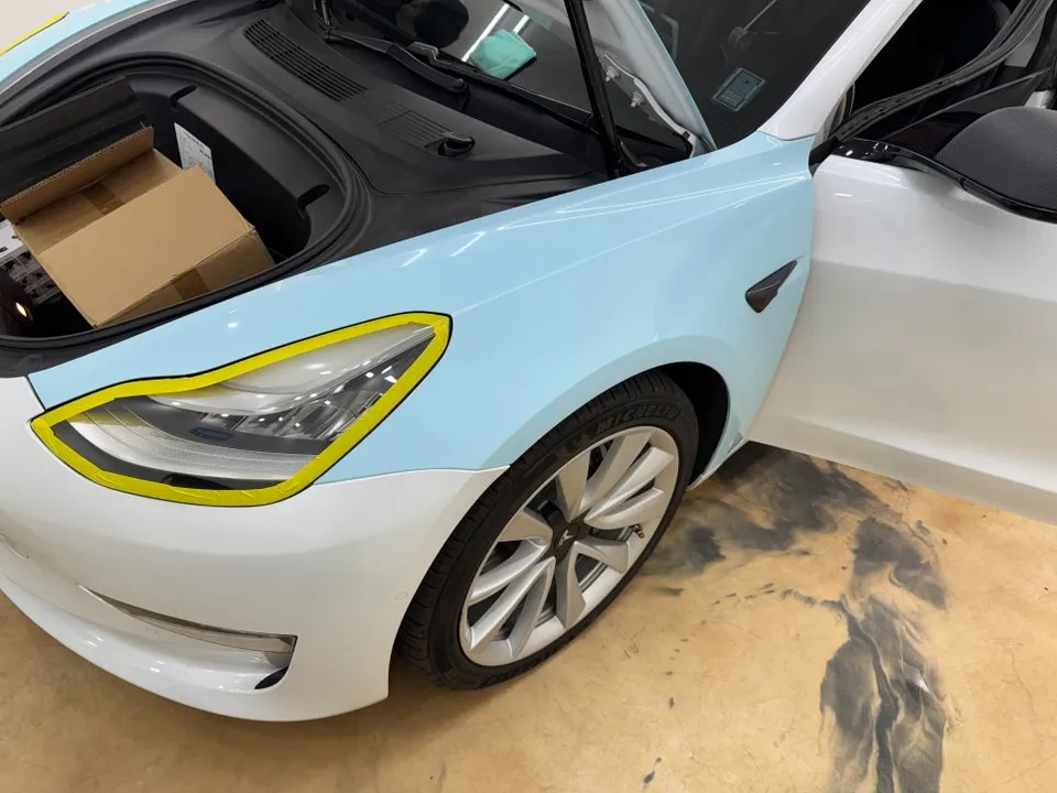 Tesla Model 3 PPF施工事例｜費用目安と仕上がり 施工写真 4-1