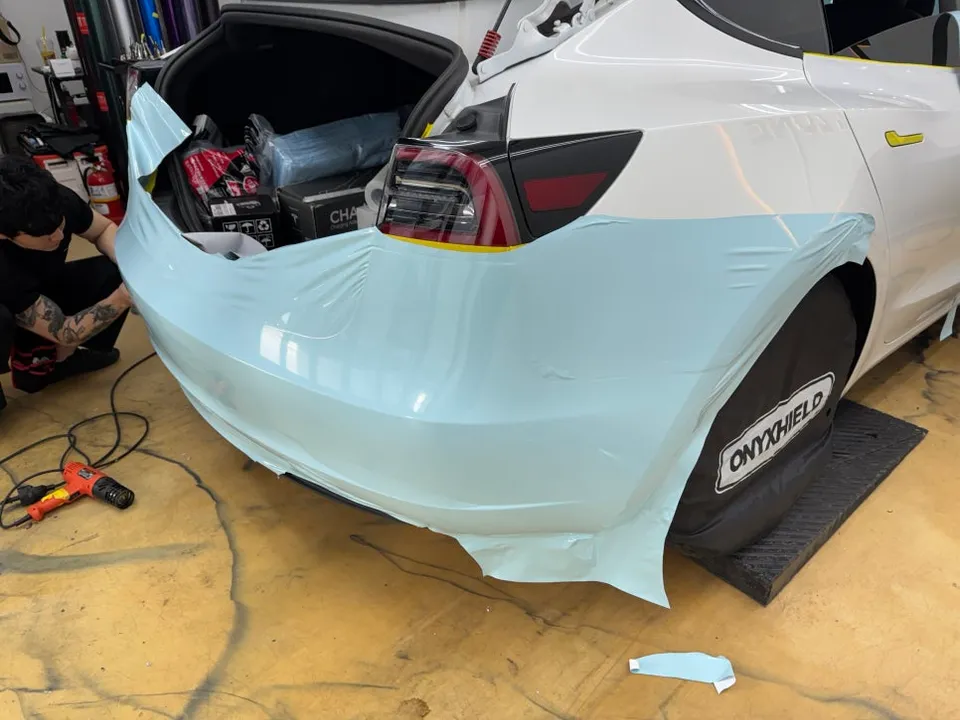 Tesla Model 3 PPF施工事例｜費用目安と仕上がり 施工写真 3-2