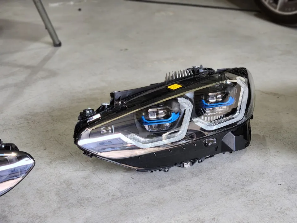BMW M3 lighting upgrade installation result