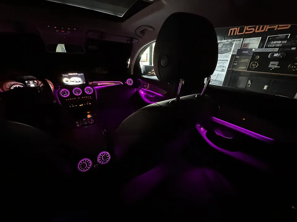 Mercedes-Benz GLC ambient lighting - Mercedes-Benz GLC Ambient Lighting Upgrade Review photo 3