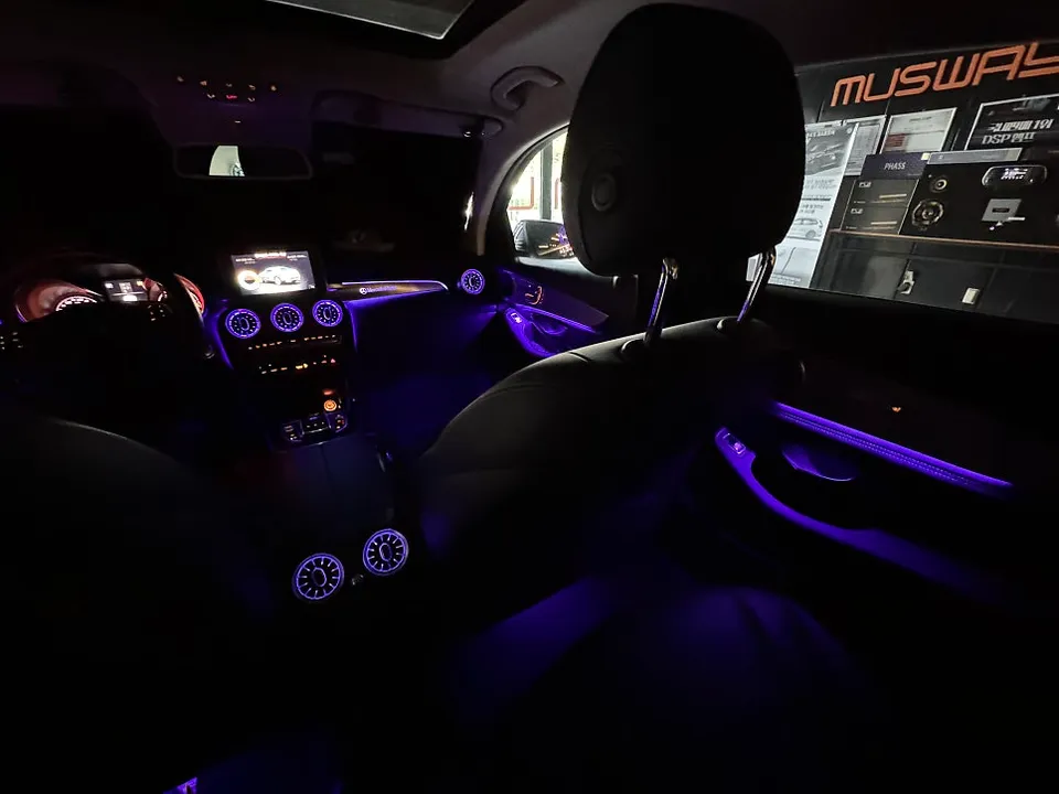 Mercedes-Benz GLC ambient lighting - Mercedes-Benz GLC Ambient Lighting Upgrade Review photo 4