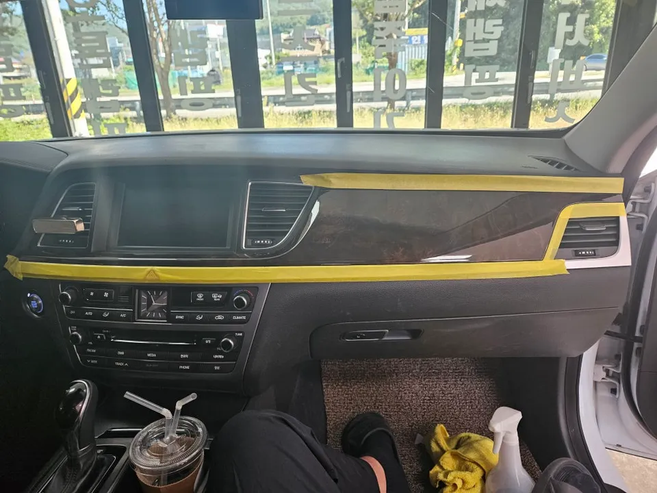 Genesis G80 Interior Vinyl Wrap Review - Aluminum Trim Upgrade