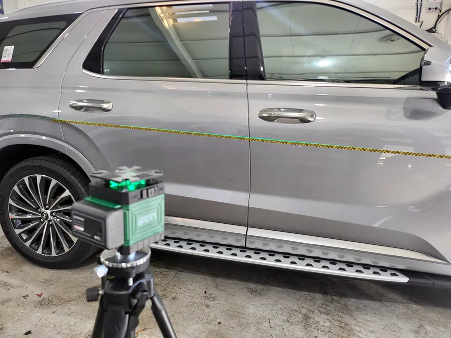 Hyundai PalisadeのPPF施工事例 施工写真 4-1