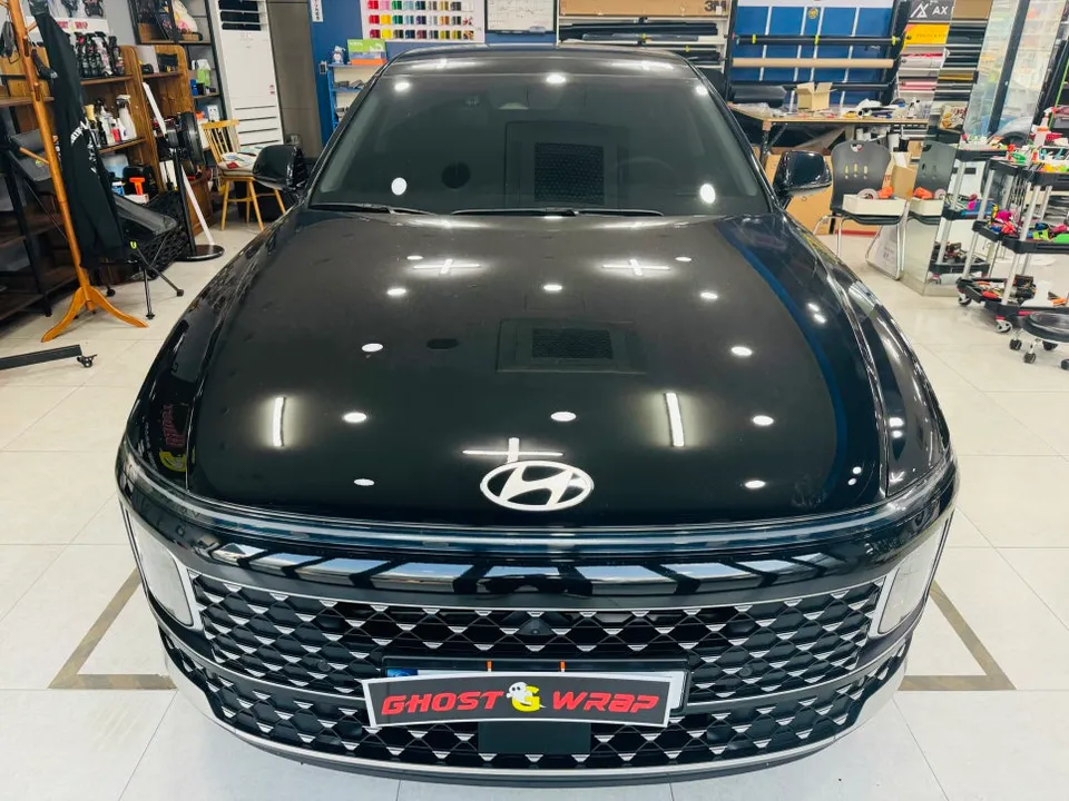 Hyundai Grandeur GN7 Vinyl Wrap Installation Review — Cost photo 2