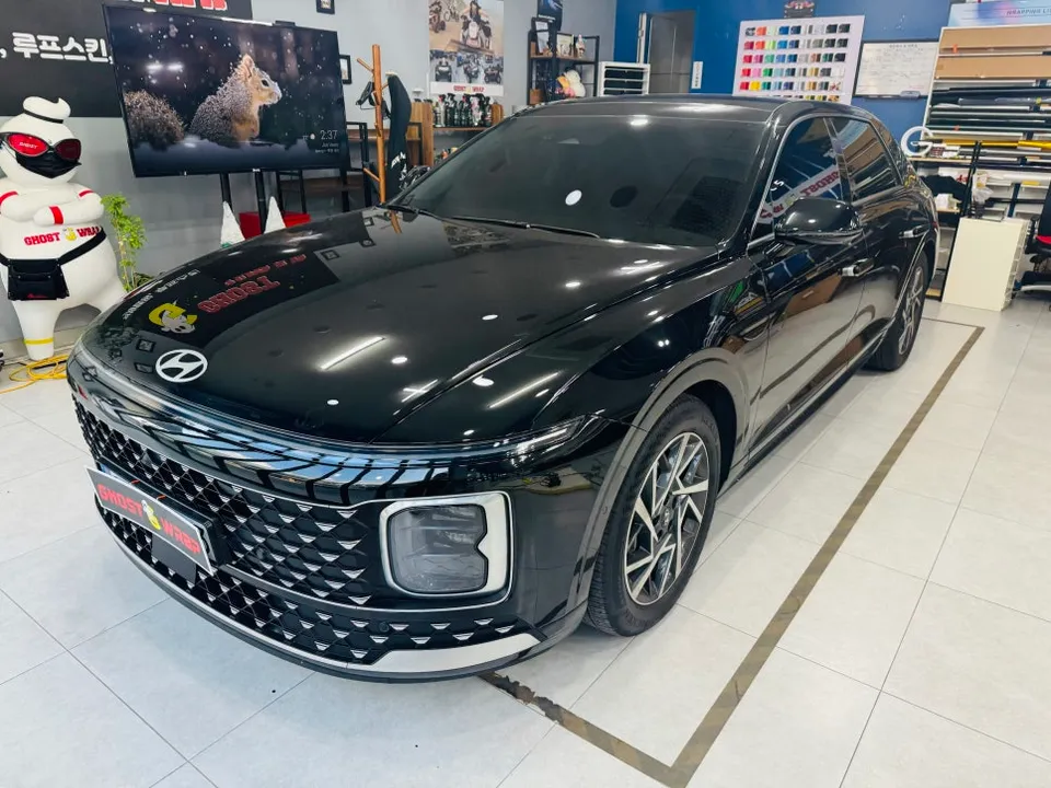 Hyundai Grandeur GN7 vinyl wrap - Hyundai Grandeur GN7 Vinyl Wrap Installation Review — Cost photo 3