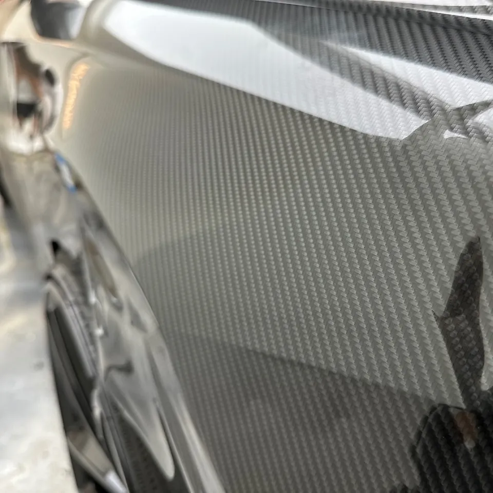 Mercedes-Benz S-ClassのPPF施工事例|マットブラックラッピング+カーボン 施工写真 1-3