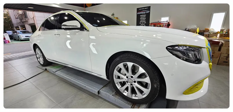 Mercedes-Benz E-Classのガラスコーティング事例|費用目安・仕上がり 施工写真 3-3