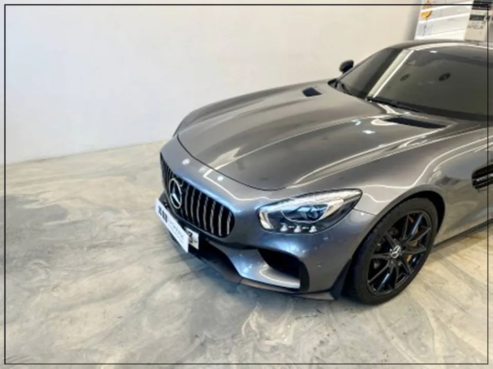 Mercedes-Benz AMG GT Vinyl Wrap: Dark Yellow Color Change Review photo 2