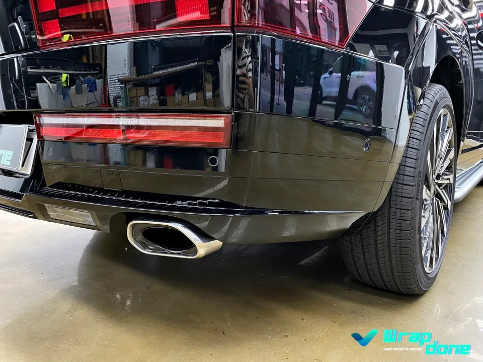 Hyundai Santa Fe MX5 vinyl wrap installation result