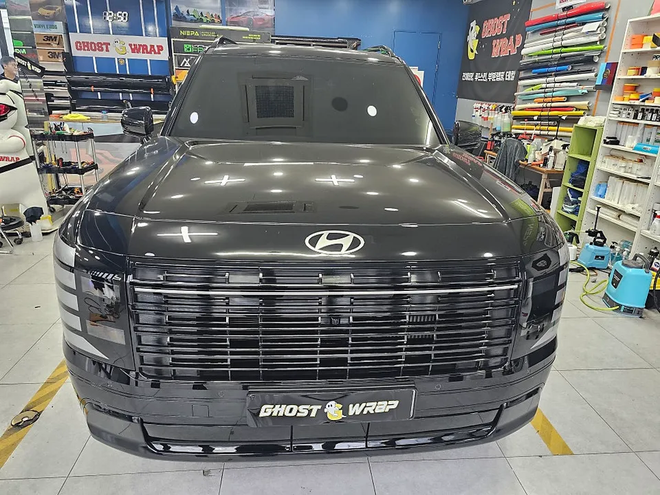 Hyundai Palisadeのカーラッピング事例|費用目安・仕上がり 施工写真 2-1