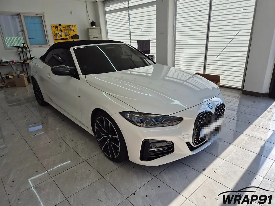 BMW 4シリーズ カブリオレのカーラッピング事例｜費用目安・仕上がり 施工写真 1-2