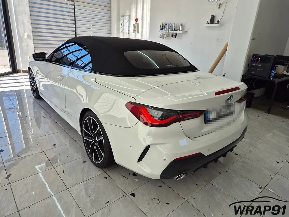 BMW 4シリーズ カブリオレのカーラッピング事例｜費用目安・仕上がり 施工写真 2-2
