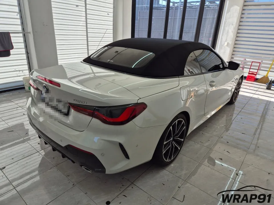 BMW 4シリーズ カブリオレのカーラッピング事例｜費用目安・仕上がり 施工写真 3-2