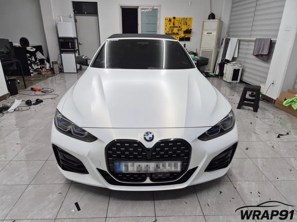 BMW 4シリーズ カブリオレのカーラッピング事例｜費用目安・仕上がり 施工写真 1-3
