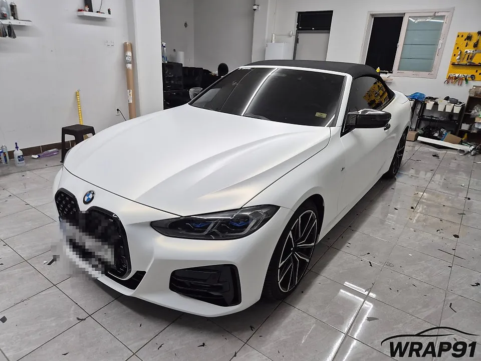 BMW 4シリーズ カブリオレのカーラッピング事例｜費用目安・仕上がり 施工写真 3-3