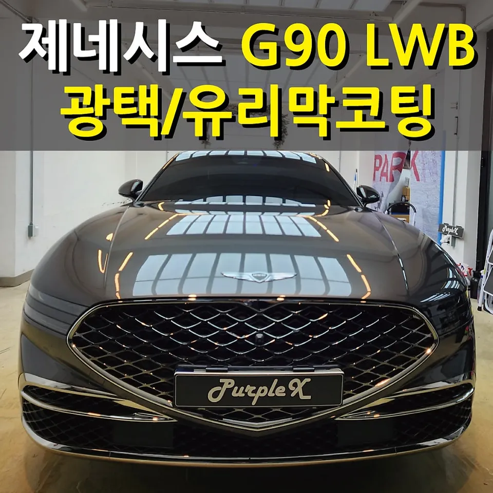 Genesis G90 ceramic coating installation result