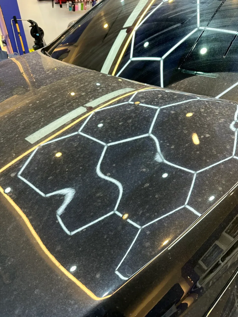 Genesis EQ900 paint correction installation result