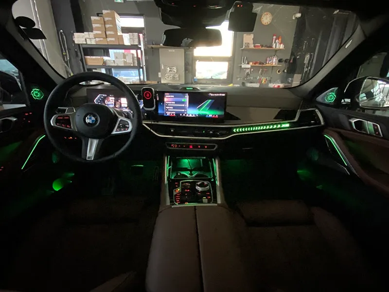 BMW X6 ambient lighting - BMW X6 Ambient Lighting Upgrade Review photo 4