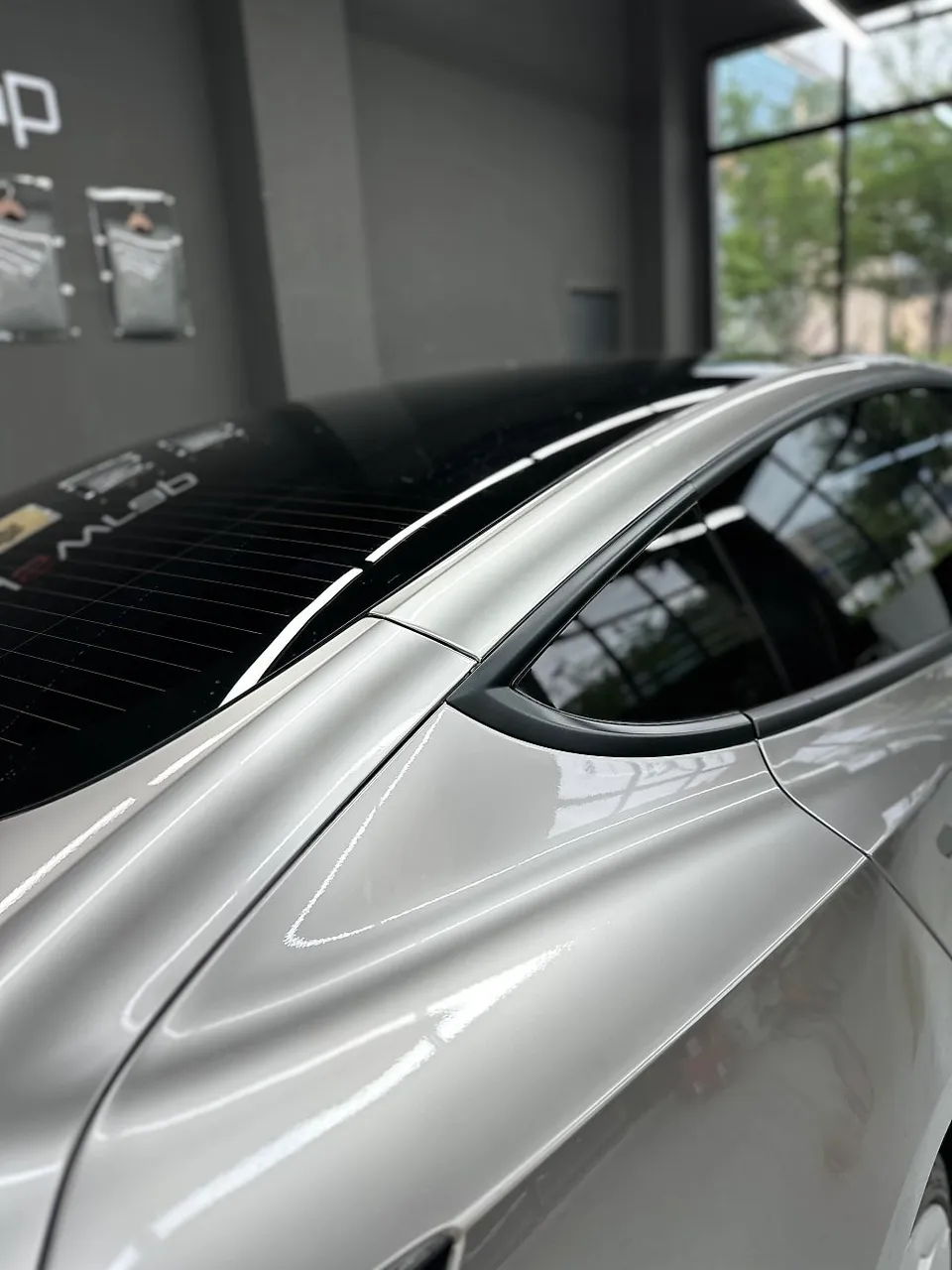 Tesla Model 3 ppf - Tesla Model 3 PPF Review: Platinum Silver Color & Cost photo 5