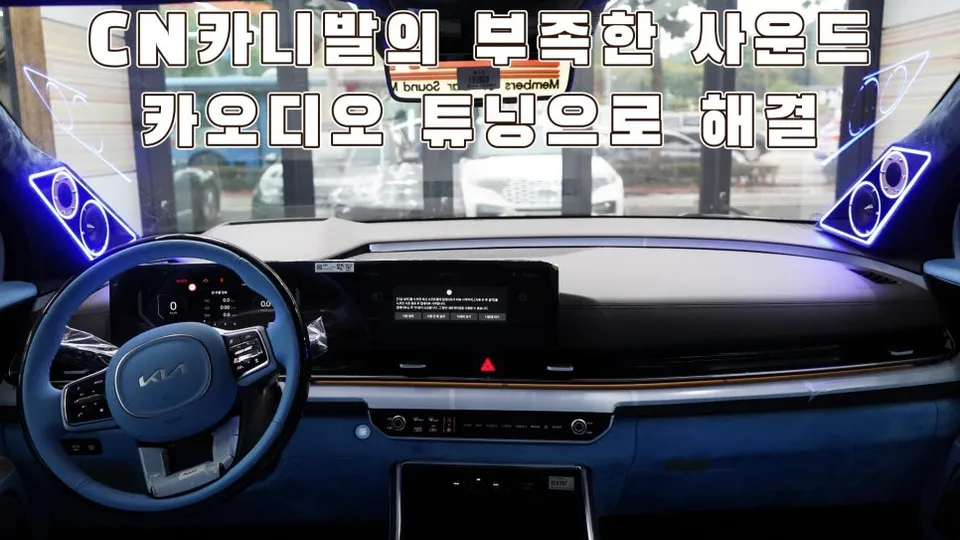 Kia Carnival Hi-Limousine car audio installation result