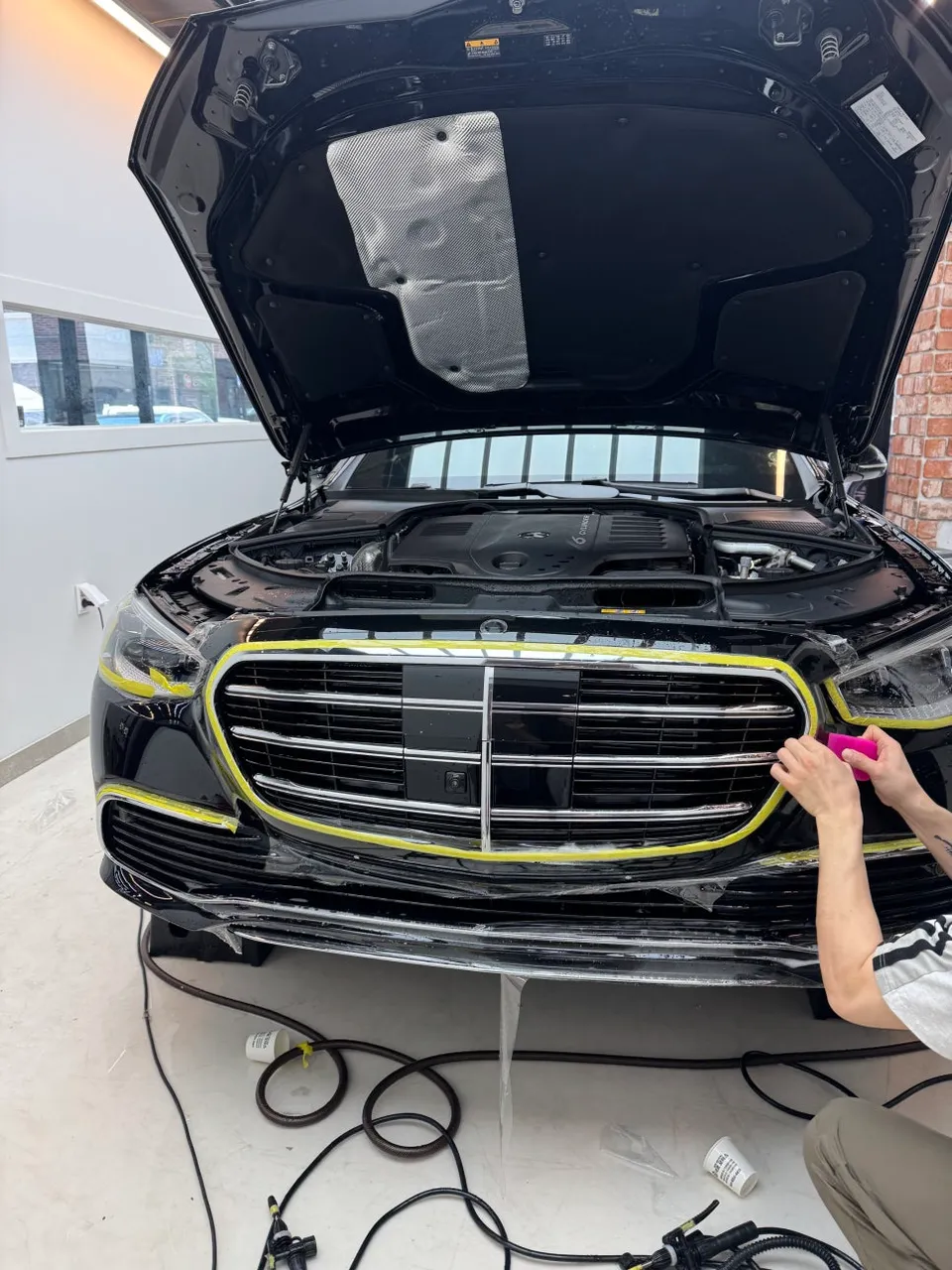 Mercedes-Benz S-ClassのPPF施工事例|費用目安・仕上がり 施工写真 1-2