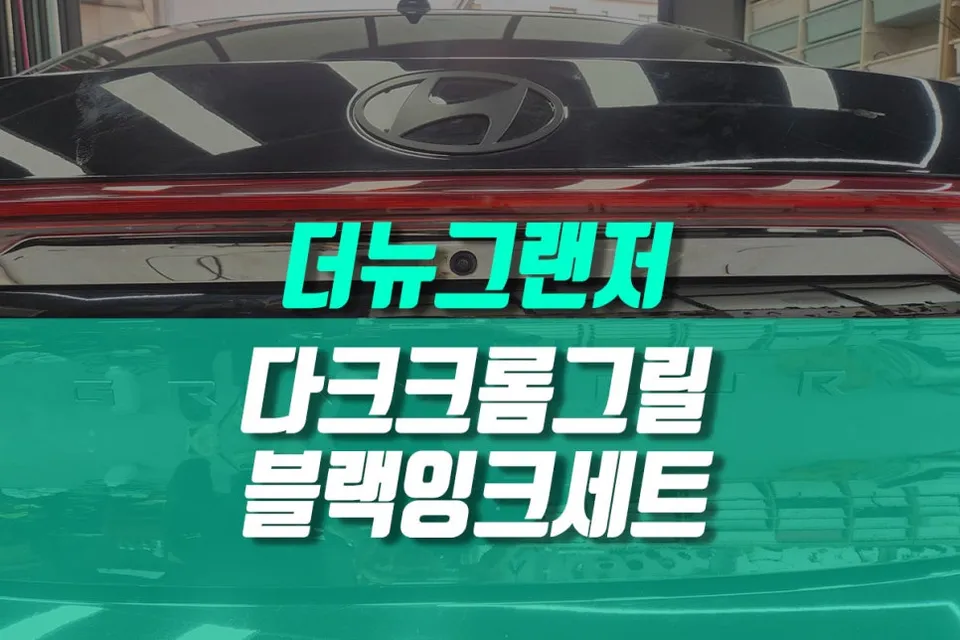 Hyundai The New Grandeur body kit installation result