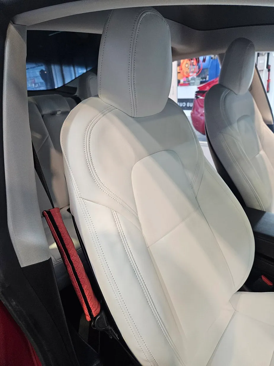 Tesla Model 3 interior customization - Tesla Model 3 Napa Leather Seat Upgrade Review photo 5
