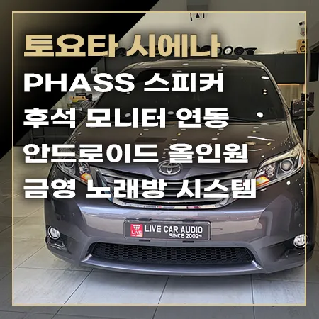 Toyota Sienna car audio installation result