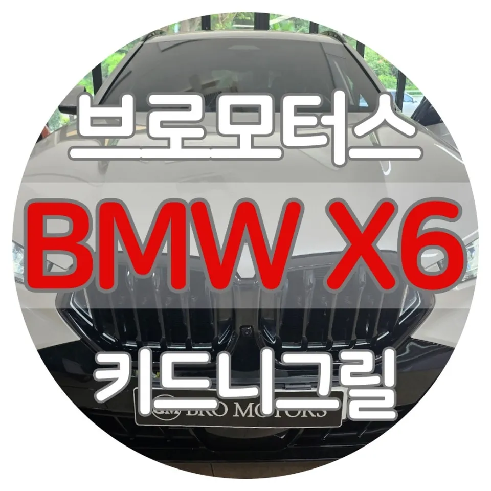 BMW X6 body kit installation result