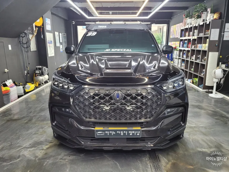 SsangYong G4 Rexton ambient lighting installation result