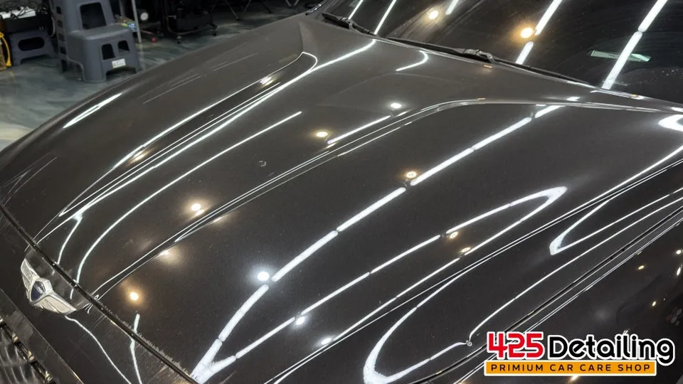 Genesis G70のガラスコーティング事例 施工写真 2