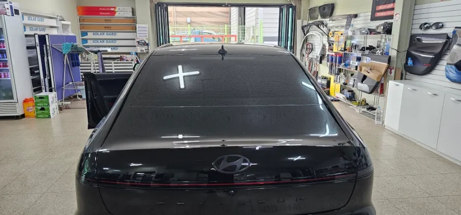 Hyundai Grandeur GN7 body kit installation result