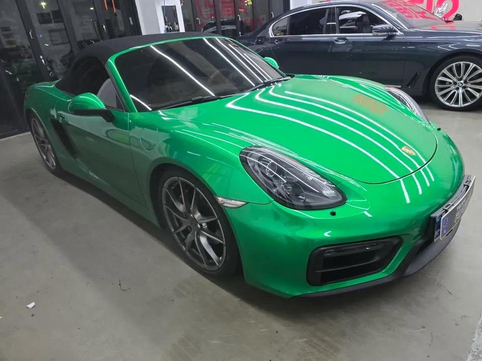 Porsche Boxster vinyl wrap - Porsche Boxster Vinyl Wrap Review: Ash Grey Transformation photo 3