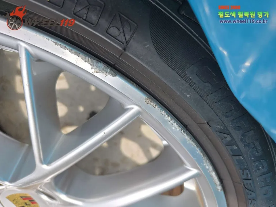 Porsche Panamera wheel repair - Porsche Panamera Wheel Repair Review — Flawless Silver Restoratio photo 5