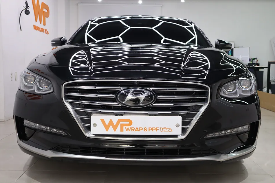 Hyundai Grandeur IG vinyl wrap review