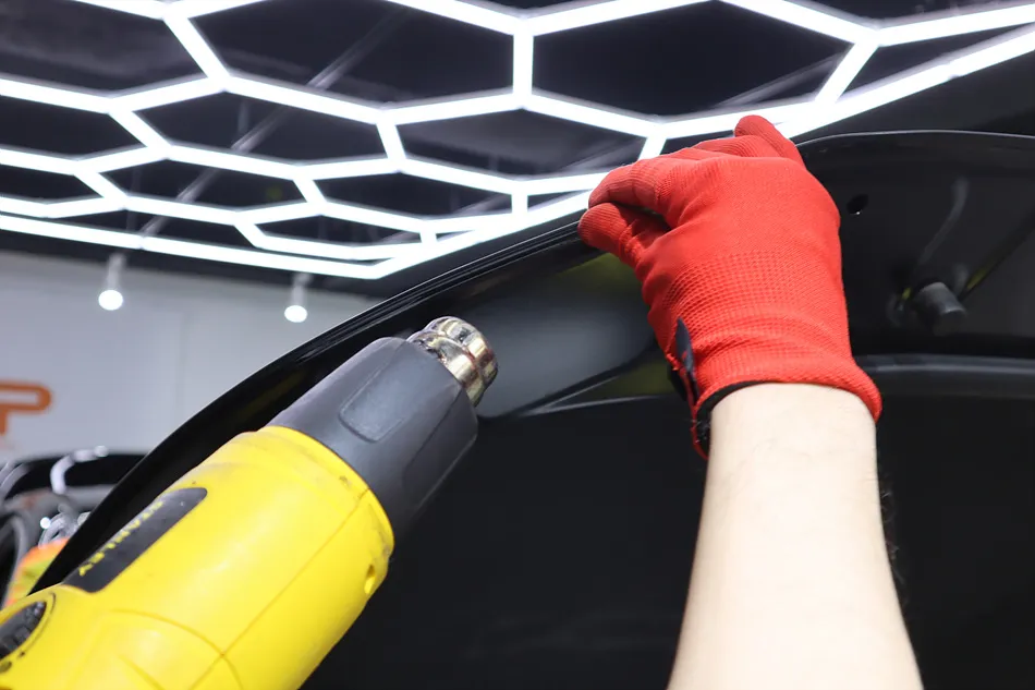 Hyundai Grandeur IG Vinyl Wrap Review: Satin Black Elegance photo 19