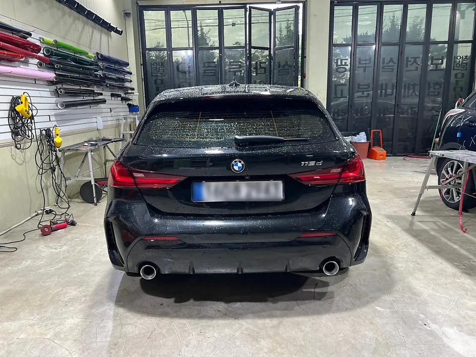 BMW 1 Series F20 vinyl wrap - BMW 1 Series F20 Vinyl Wrap Review: Satin Dark Grey Transformatio photo 4