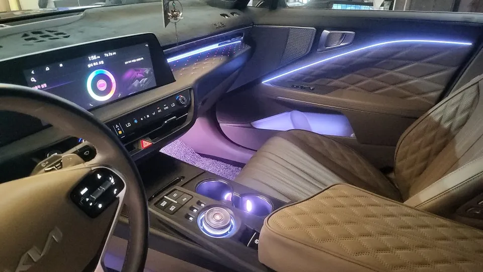 Kia K8 ambient lighting - Kia K8 Ambient Lighting Review: RGB Mood Lighting Cost & Results photo 3