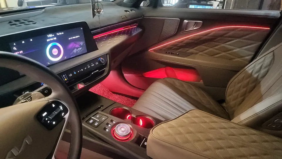 Kia K8 ambient lighting - Kia K8 Ambient Lighting Review: RGB Mood Lighting Cost & Results photo 4