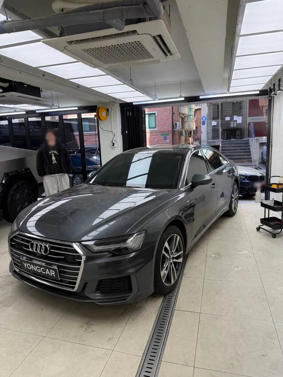 Audi A6 PPF施工事例｜部分施工の費用目安と仕上がり 施工写真 2-1