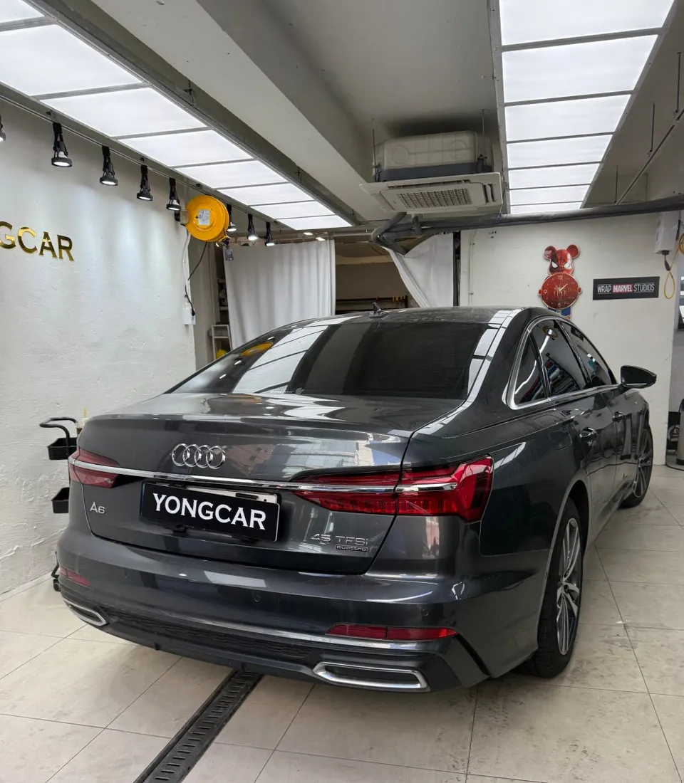 Audi A6 PPF施工事例｜部分施工の費用目安と仕上がり 施工写真 1-2