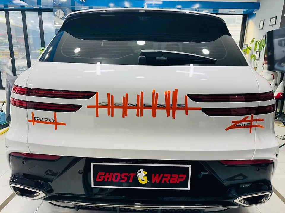 Genesis GV70のカーラッピング事例｜費用目安・仕上がり 施工写真 4-2