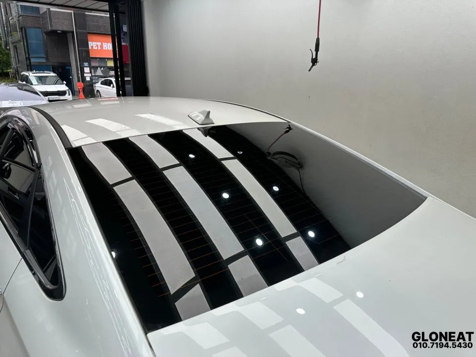 Hyundai Sonata LFのカーフィルム施工事例 施工写真 3-2