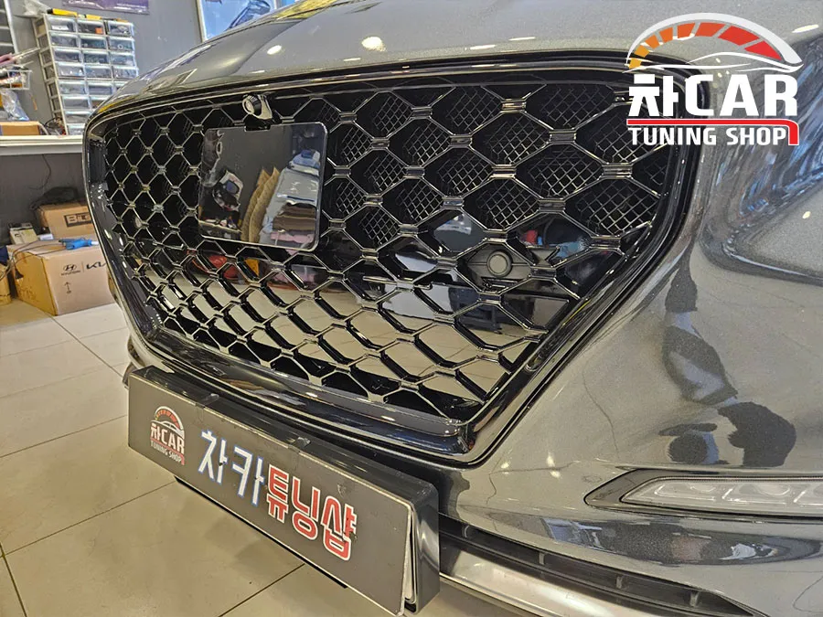 Hyundai Grandeur IG body kit - Hyundai Grandeur IG Body Kit Review: Diamond Grille Upgrade photo 4
