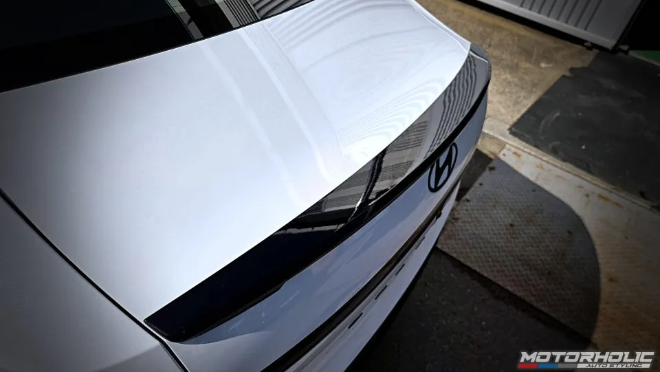 Hyundai Grandeur GN7 body kit - Hyundai Grandeur GN7 Body Kit Review: Spoiler & Glass Wing photo 4