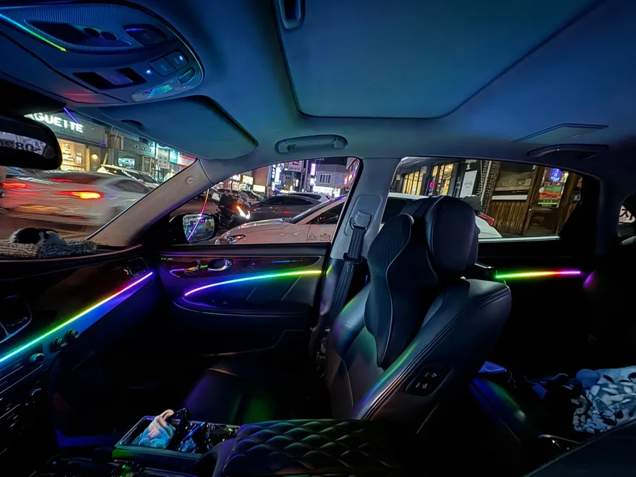 Hyundai Equus ambient lighting - Hyundai Equus Ambient Lighting Upgrade - Enhanced Interior LED Mo photo 4