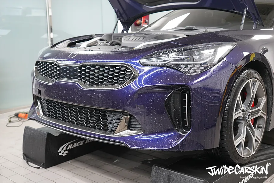 Kia Stinger ppf - Kia Stinger Front Bumper PPF Review — Insurance Claim Re-install photo 4