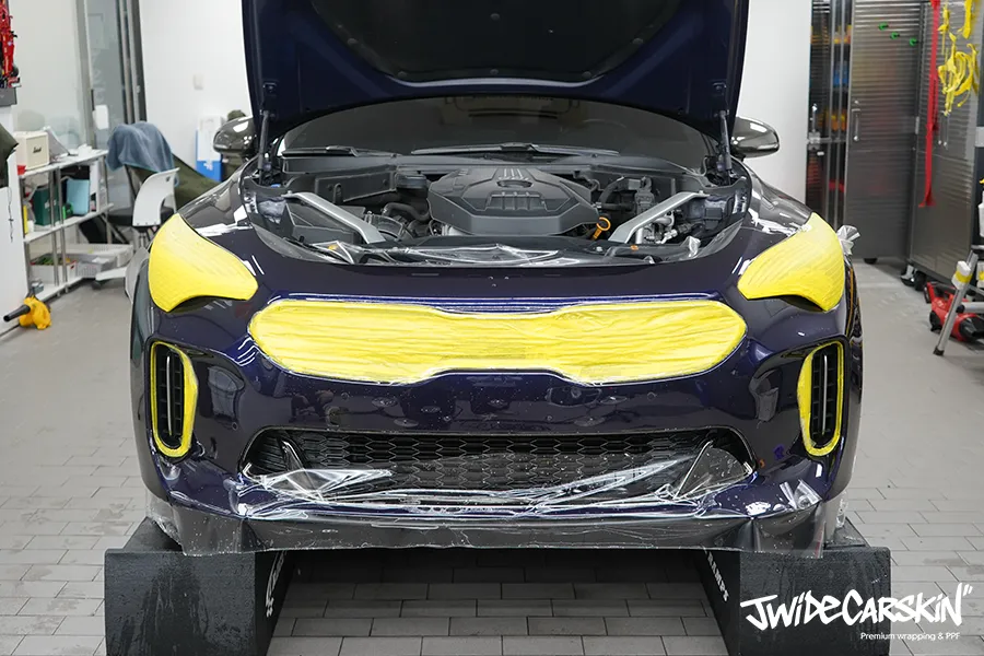 Kia Stinger ppf - Kia Stinger Front Bumper PPF Review — Insurance Claim Re-install photo 5