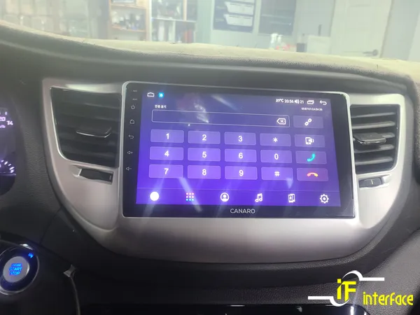 HyundaiのAndroid Auto・CarPlay取付事例 施工写真 3-2